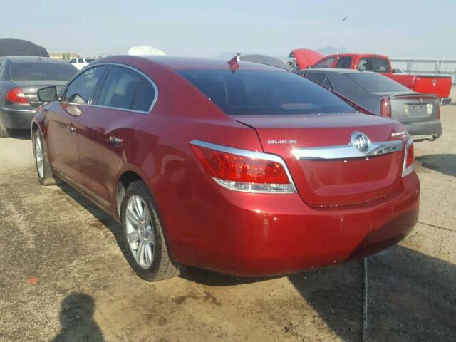 1G4GC5GG9AF261773 - 2010 BUICK LACROSSE C RED photo 3