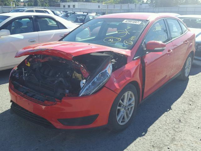 1FADP3F2XFL244274 - 2015 FORD FOCUS SE RED photo 2