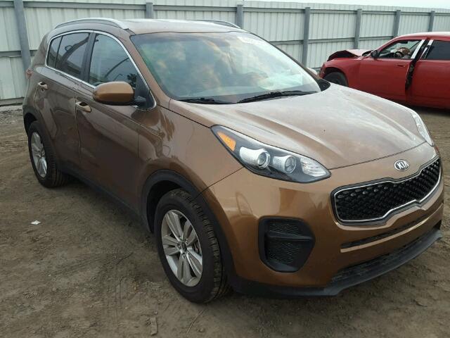 KNDPM3AC4H7229846 - 2017 KIA SPORTAGE L BROWN photo 1