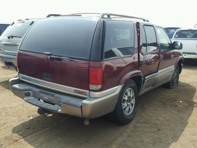 1GKDT13W2Y2155538 - 2000 GMC JIMMY / EN RED photo 4