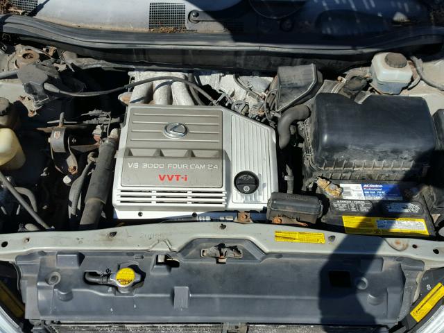 JTJHF10UX10176546 - 2001 LEXUS RX 300 SILVER photo 7