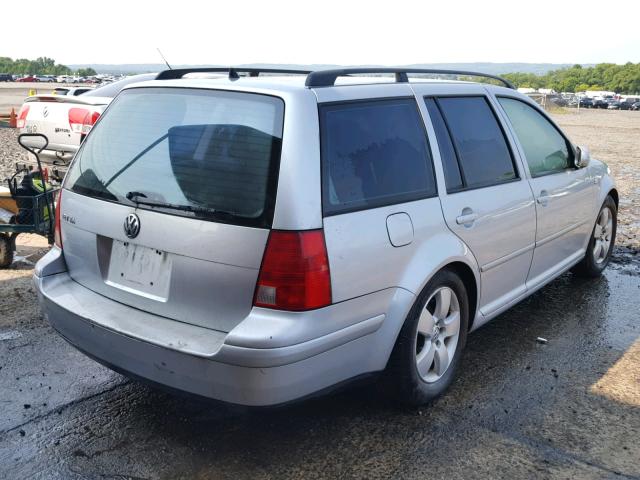 WVWSK61JX3W213925 - 2003 VOLKSWAGEN JETTA GLS SILVER photo 4