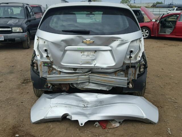 1G1JC6SH9E4233689 - 2014 CHEVROLET SONIC LT SILVER photo 9