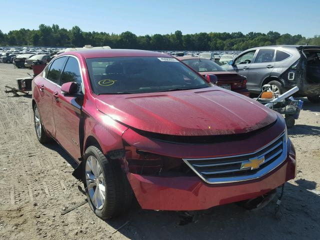 2G1115SL1E9239519 - 2014 CHEVROLET IMPALA LT BURGUNDY photo 1