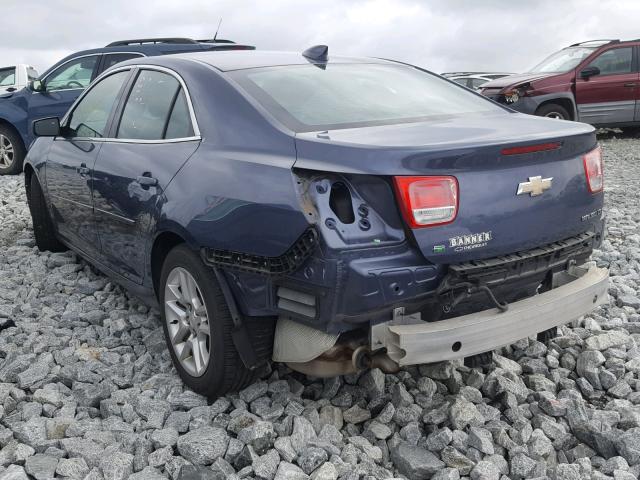 1G11C5SLXFF193403 - 2015 CHEVROLET MALIBU 1LT 蓝色 照片 3