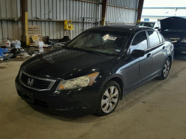 1HGCP26888A026600 - 2008 HONDA ACCORD EXL BLACK photo 2