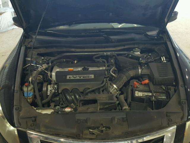 1HGCP26888A026600 - 2008 HONDA ACCORD EXL BLACK photo 7