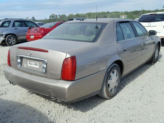 1G6KD54Y04U151397 - 2004 CADILLAC DEVILLE BEIGE photo 4