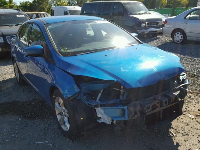 1FAHP3F22CL390357 - 2012 FORD FOCUS SE BLUE photo 1