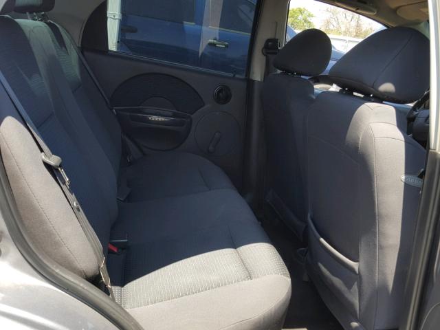 KL1TD56636B576437 - 2006 CHEVROLET AVEO BASE Gümüş foto 6