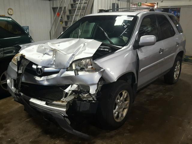 2HNYD18995H544753 - 2005 ACURA MDX SILVER photo 2