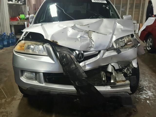 2HNYD18995H544753 - 2005 ACURA MDX SILVER photo 9