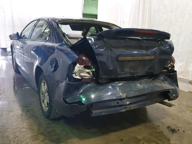 2G2WP522951199177 - 2005 PONTIAC GRAND PRIX BLUE photo 3