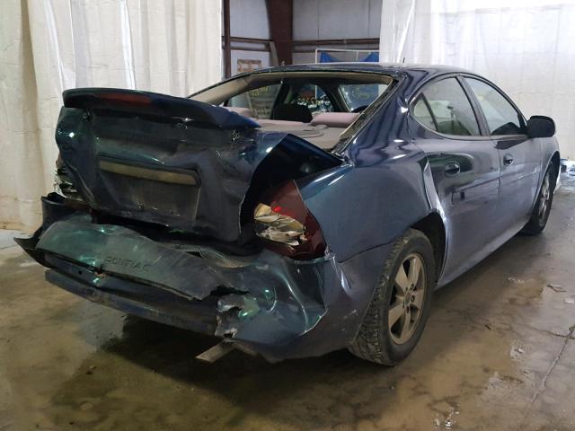 2G2WP522951199177 - 2005 PONTIAC GRAND PRIX BLUE photo 4