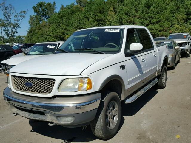 1FTRW08L93KA14671 - 2003 FORD F150 SUPER WHITE photo 2