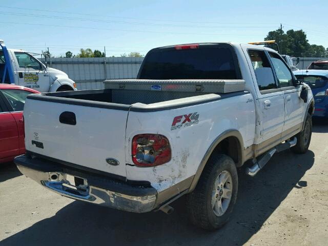 1FTRW08L93KA14671 - 2003 FORD F150 SUPER WHITE photo 4