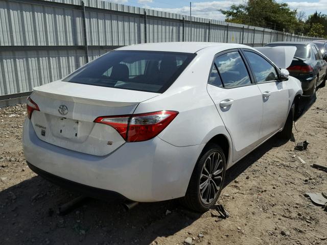 2T1BURHE3EC023951 - 2014 TOYOTA COROLLA L WHITE photo 4