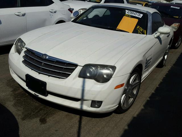 1C3AN69L84X024456 - 2004 CHRYSLER CROSSFIRE WHITE photo 2