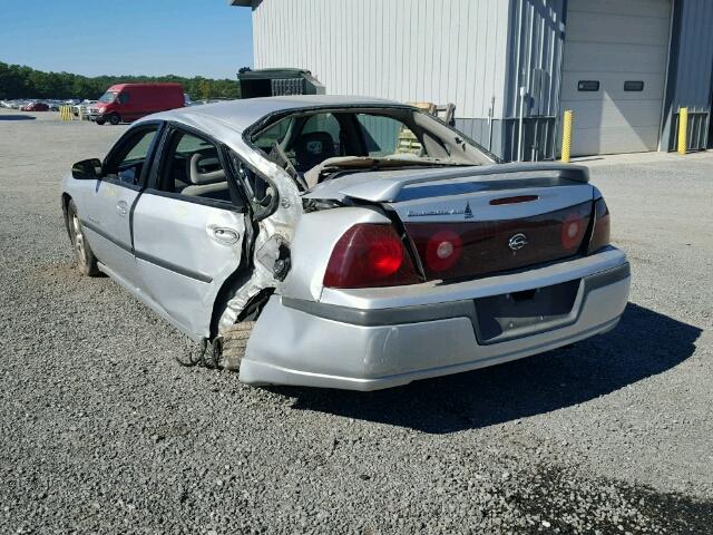 2G1WH52K239250096 - 2003 CHEVROLET IMPALA LS SILVER photo 3