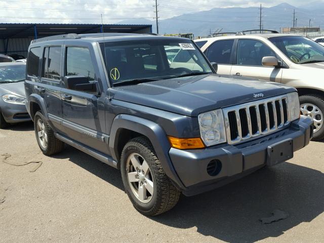 1J8HG48K97C609195 - 2007 JEEP COMMANDER BLUE photo 1