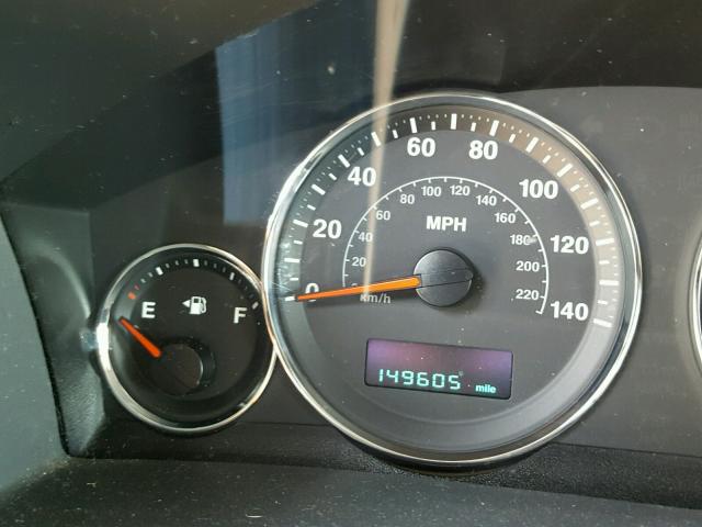 1J8HG48K97C609195 - 2007 JEEP COMMANDER BLUE photo 8