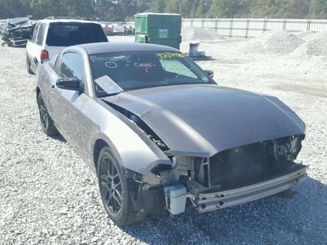 1ZVBP8AM1E5241867 - 2014 FORD MUSTANG GRAY photo 1