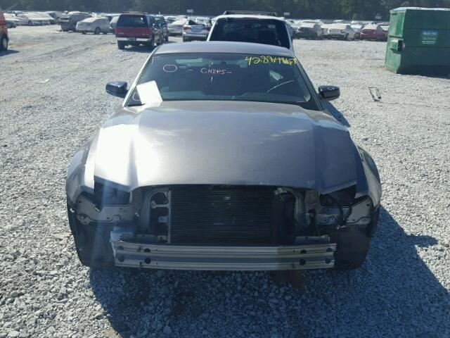 1ZVBP8AM1E5241867 - 2014 FORD MUSTANG GRAY photo 9