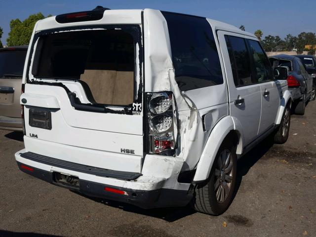SALAK2D41CA632424 - 2012 LAND ROVER LR4 HSE LU WHITE photo 4