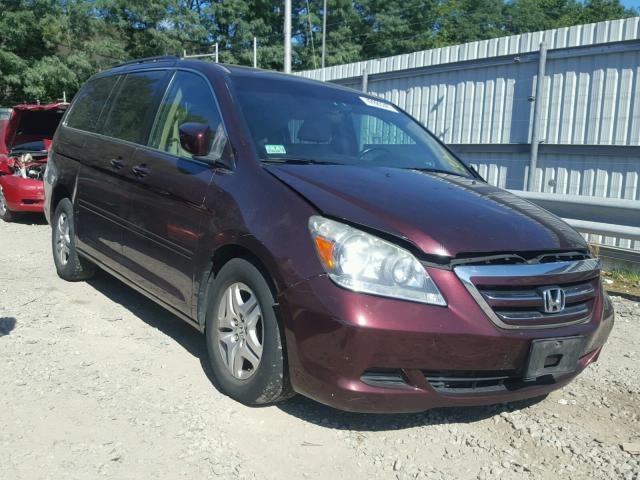 5FNRL38797B462523 - 2007 HONDA ODYSSEY MAROON photo 1