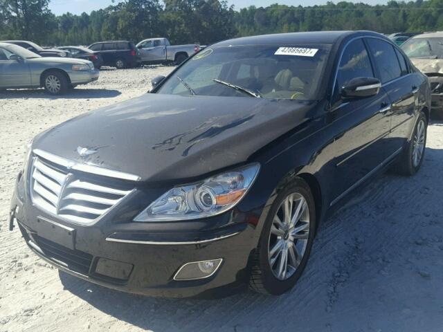 KMHGC4DF7BU128951 - 2011 HYUNDAI GENESIS 4. BLACK photo 2