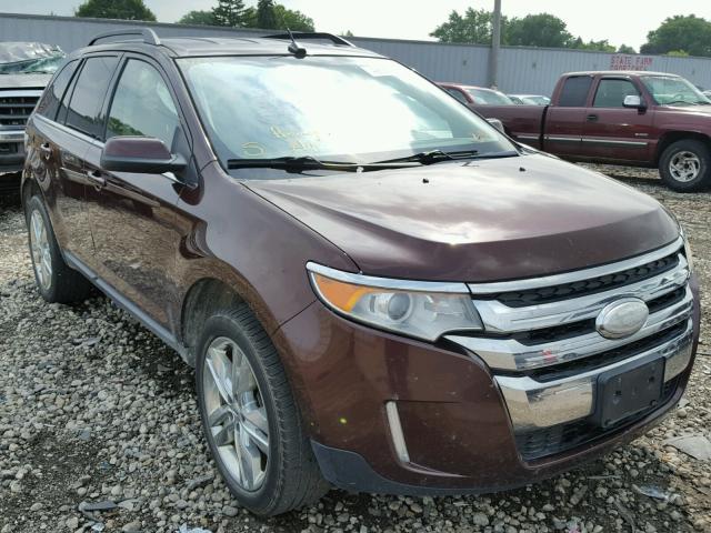 2FMDK4KC8CBA16472 - 2012 FORD EDGE LIMIT BURGUNDY photo 1