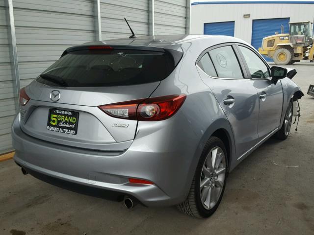 3MZBN1L75HM113036 - 2017 MAZDA 3 TOURING SILVER photo 4