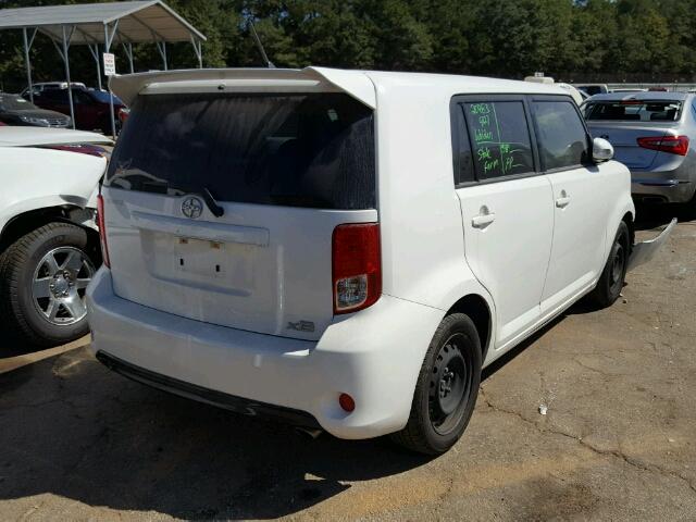 JTLZE4FE0EJ056903 - 2014 TOYOTA SCION XB WHITE photo 4