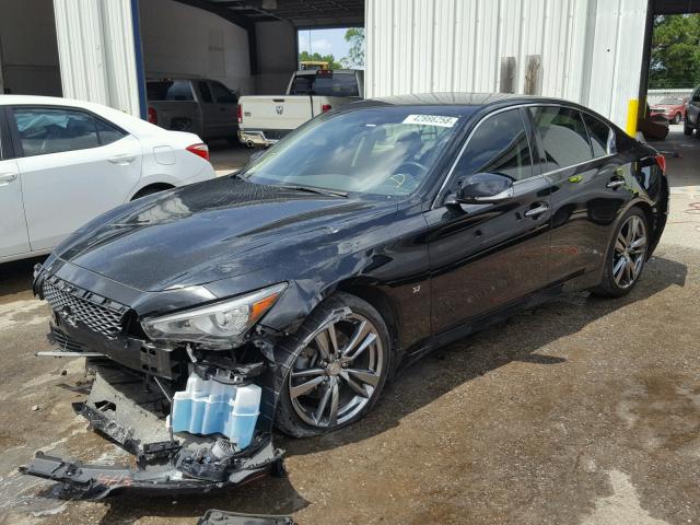 JN1BV7AP5FM348055 - 2015 INFINITI Q50 BASE BLACK photo 2