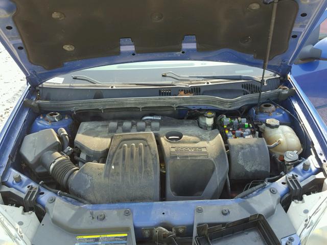 1G1AL58F787316427 - 2008 CHEVROLET COBALT LT BLUE photo 7