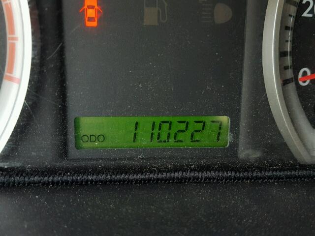 KL1TD56E89B609699 - 2009 CHEVROLET AVEO LS BLACK photo 8