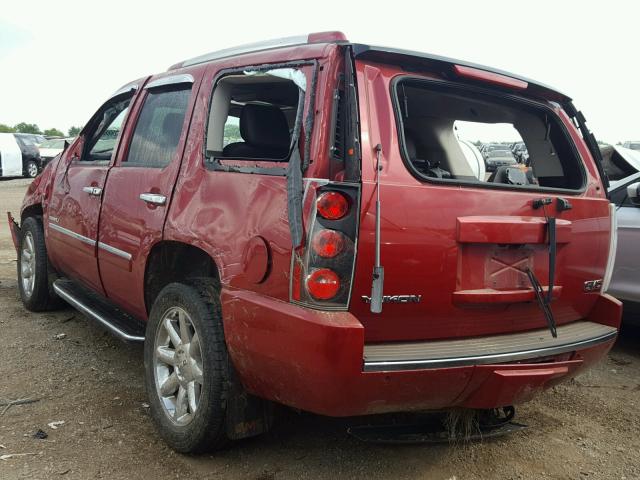 1GKS2EEF3DR190489 - 2013 GMC YUKON DENA RED photo 3