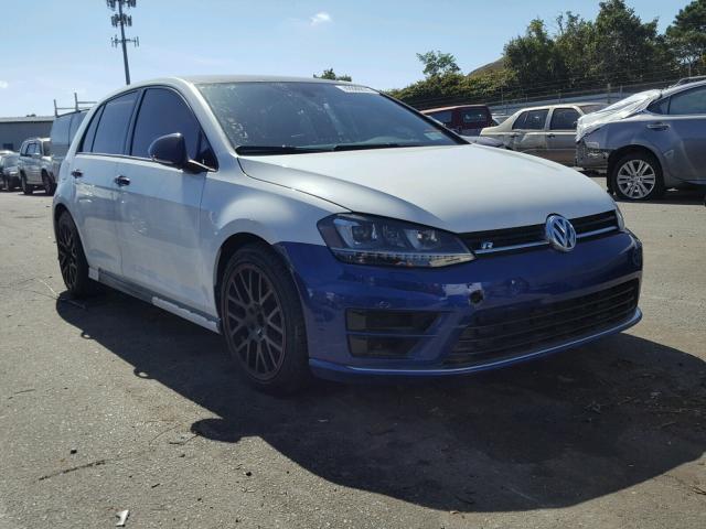 WVWLF7AU3GW218897 - 2016 VOLKSWAGEN GOLF R WHITE photo 1