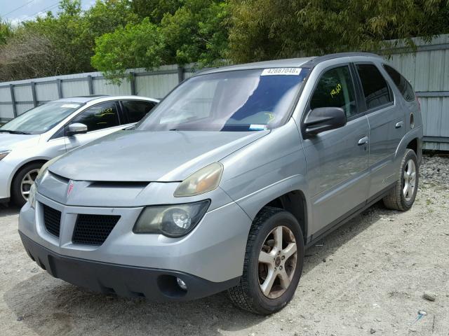 3G7DA03E44S568867 - 2004 PONTIAC AZTEK SILVER photo 2