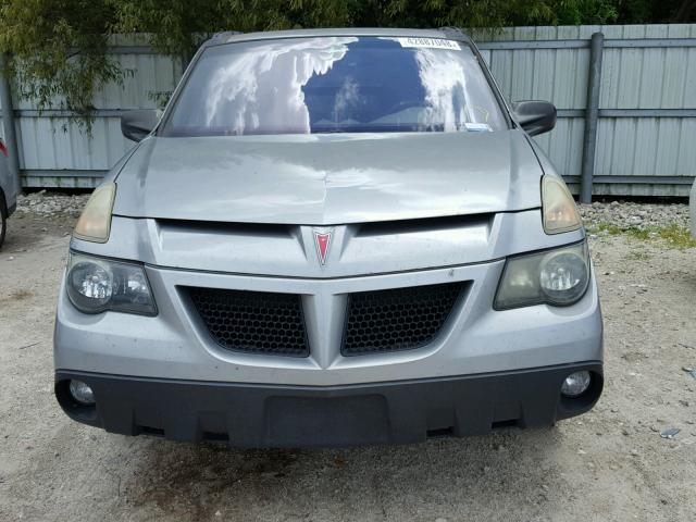 3G7DA03E44S568867 - 2004 PONTIAC AZTEK SILVER photo 9