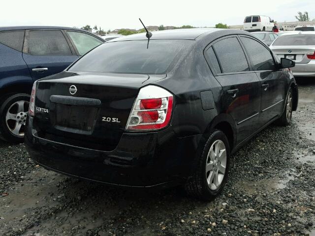 3N1AB61E27L680978 - 2007 NISSAN SENTRA 2.0 BLACK photo 4