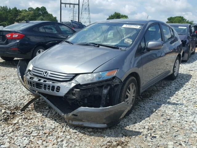 JHMZE2H50AS024453 - 2010 HONDA INSIGHT LX GRAY photo 2