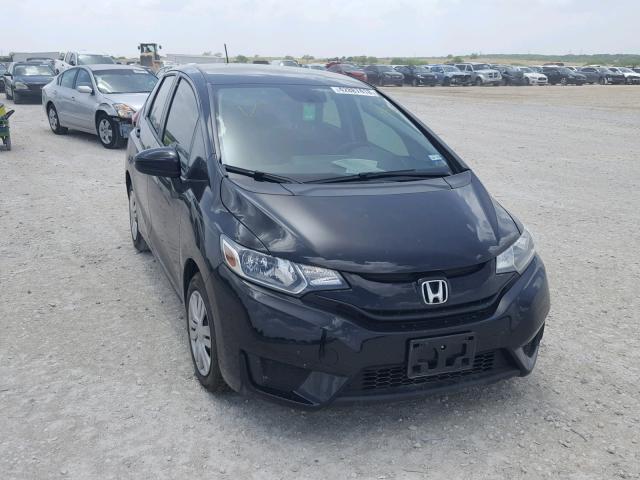 JHMGK5H50GS004746 - 2016 HONDA FIT LX BLACK photo 1