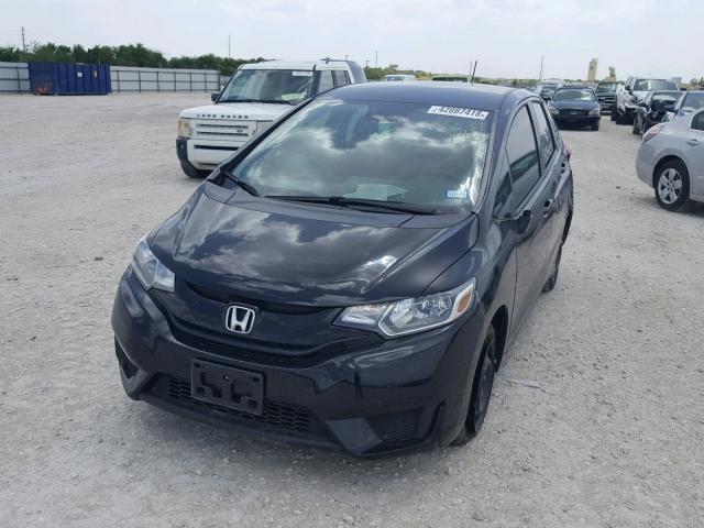 JHMGK5H50GS004746 - 2016 HONDA FIT LX BLACK photo 2