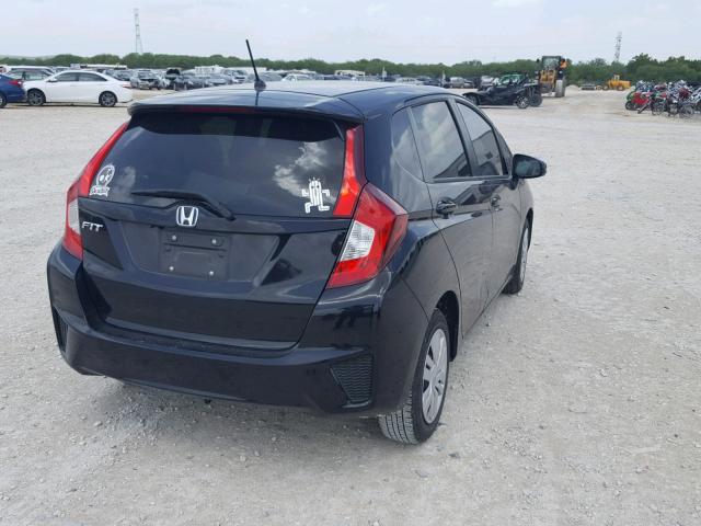 JHMGK5H50GS004746 - 2016 HONDA FIT LX BLACK photo 4