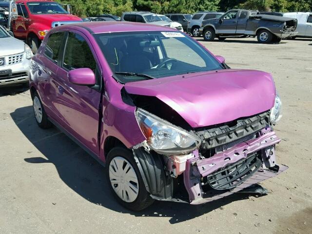 ML32A3HJ0FH046963 - 2015 MITSUBISHI MIRAGE DE PURPLE photo 1