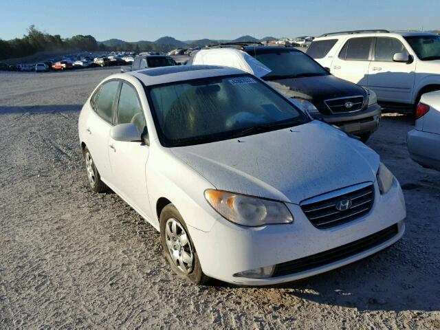 KMHDU46D67U077381 - 2007 HYUNDAI ELANTRA GL WHITE photo 1