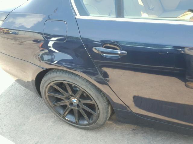 WBANF73527CU24189 - 2007 BMW 530 XI BLUE photo 9