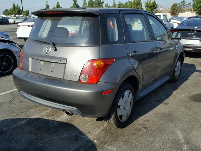 JTKKT624850125413 - 2005 TOYOTA SCION XA ნაცრისფერი ფოტო 4