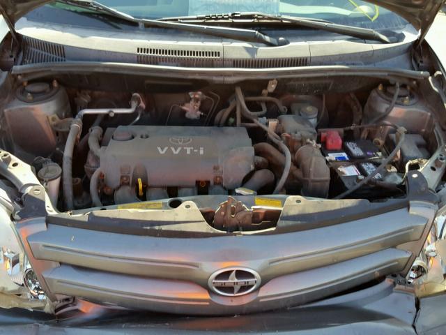 JTKKT624850125413 - 2005 TOYOTA SCION XA ნაცრისფერი ფოტო 7